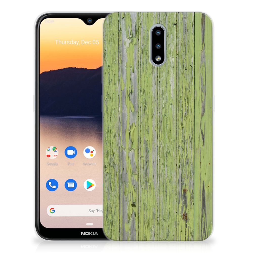 Nokia 2.3 Bumper Hoesje Green Wood