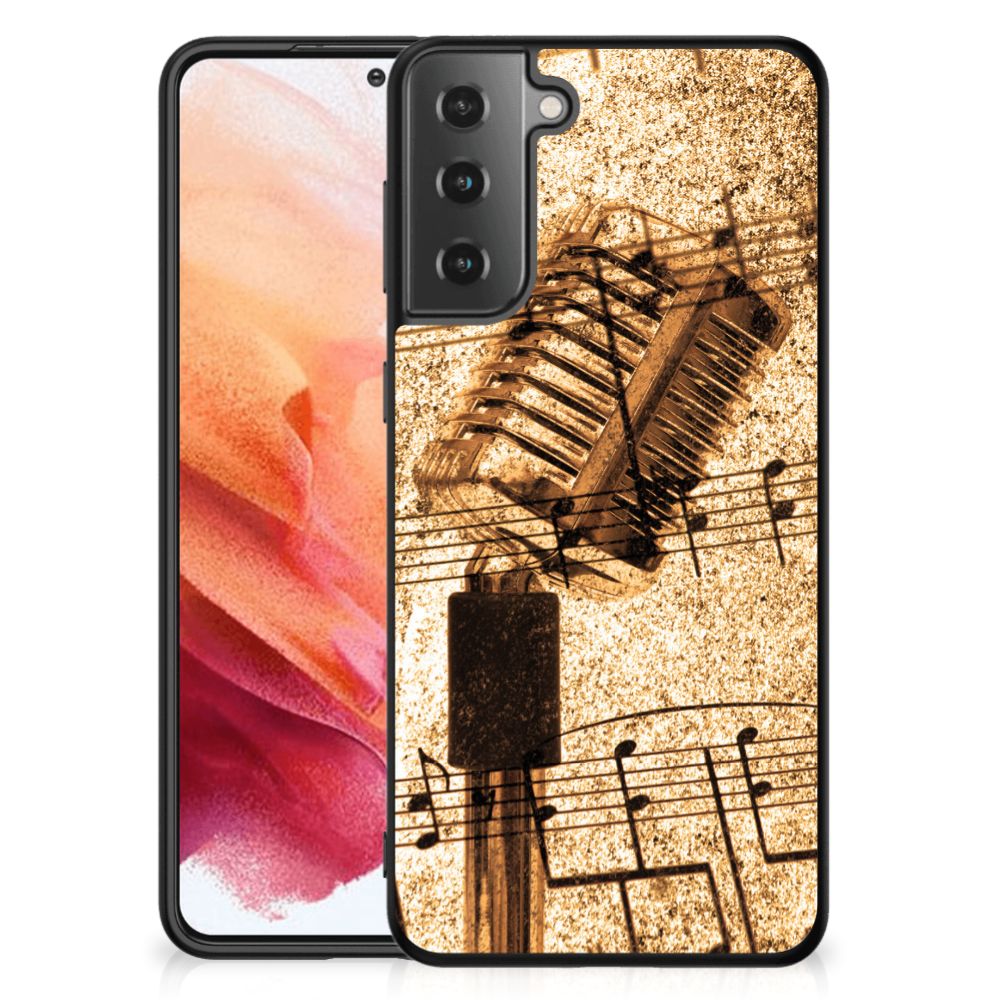 Samsung Galaxy S21 Silicone Back Case Bladmuziek