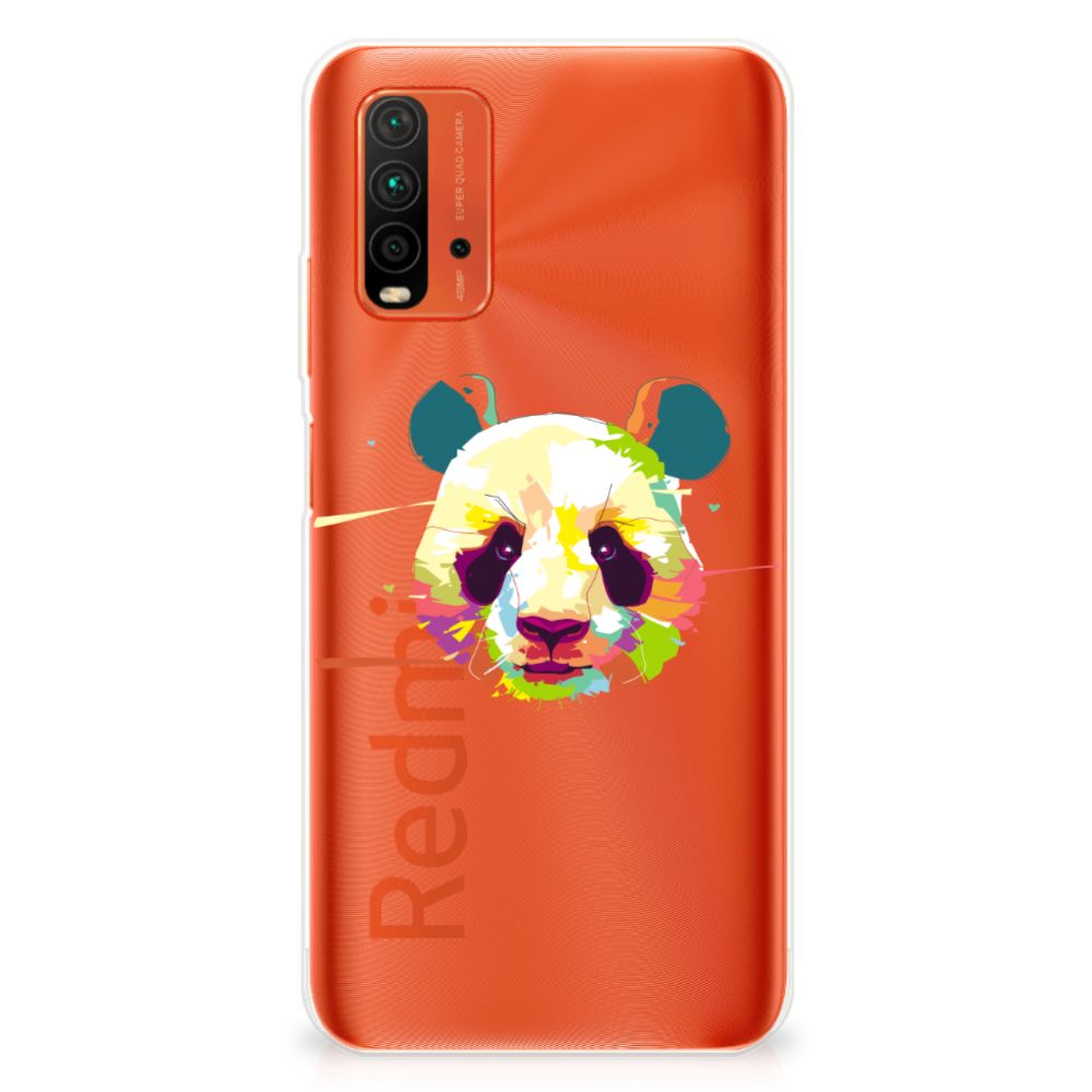 Xiaomi Poco M3 Telefoonhoesje met Naam Panda Color