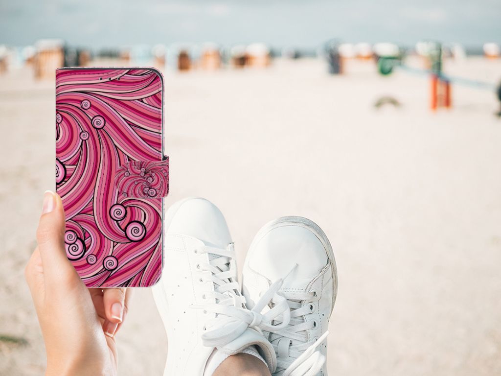 Samsung Galaxy M10 Hoesje Swirl Pink
