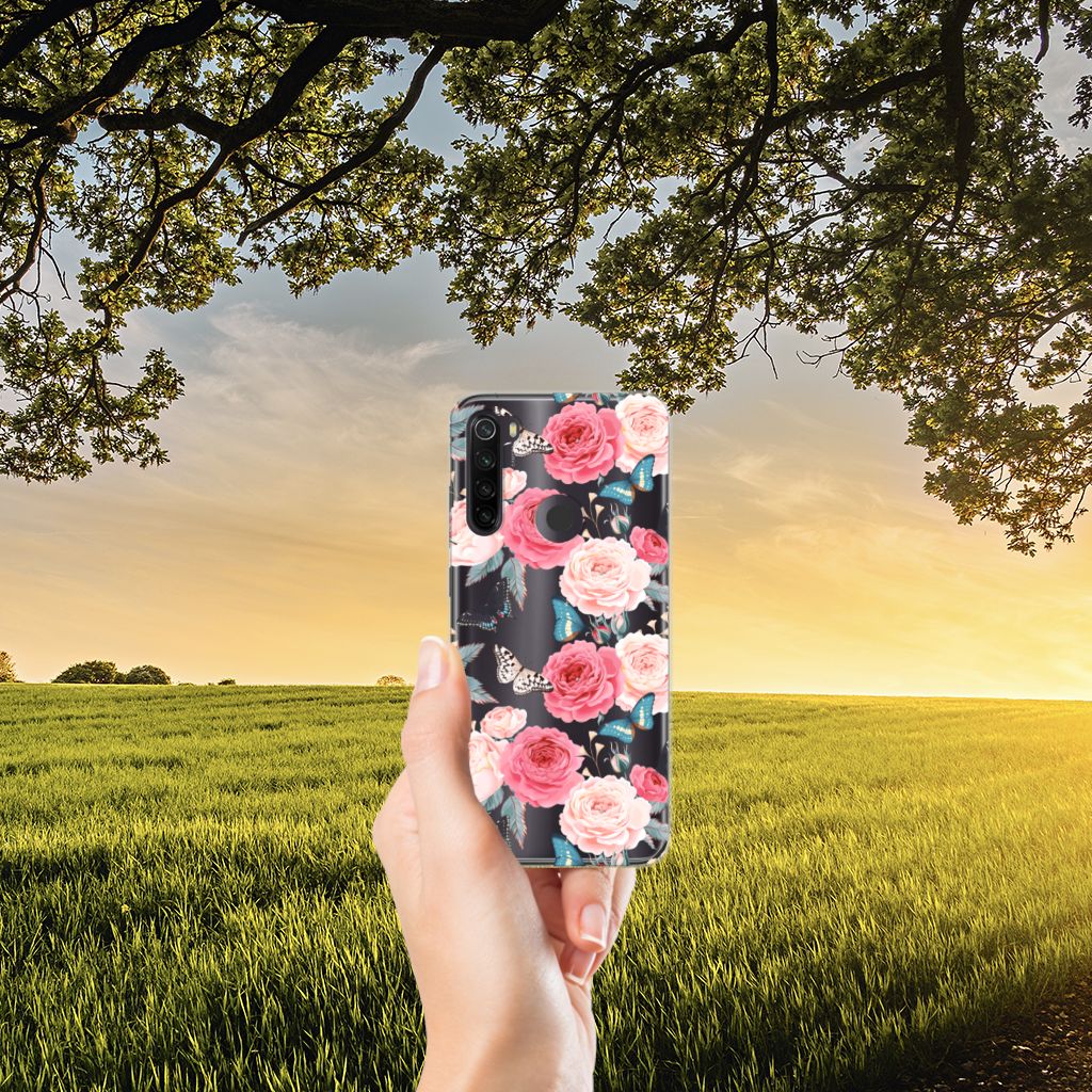 Xiaomi Redmi Note 8T TPU Case Butterfly Roses B2C Telecom