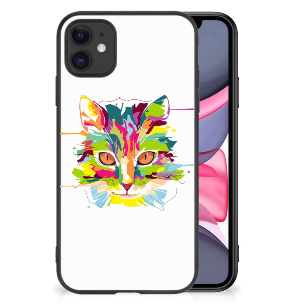 iPhone 11 Hoesje Cat Color