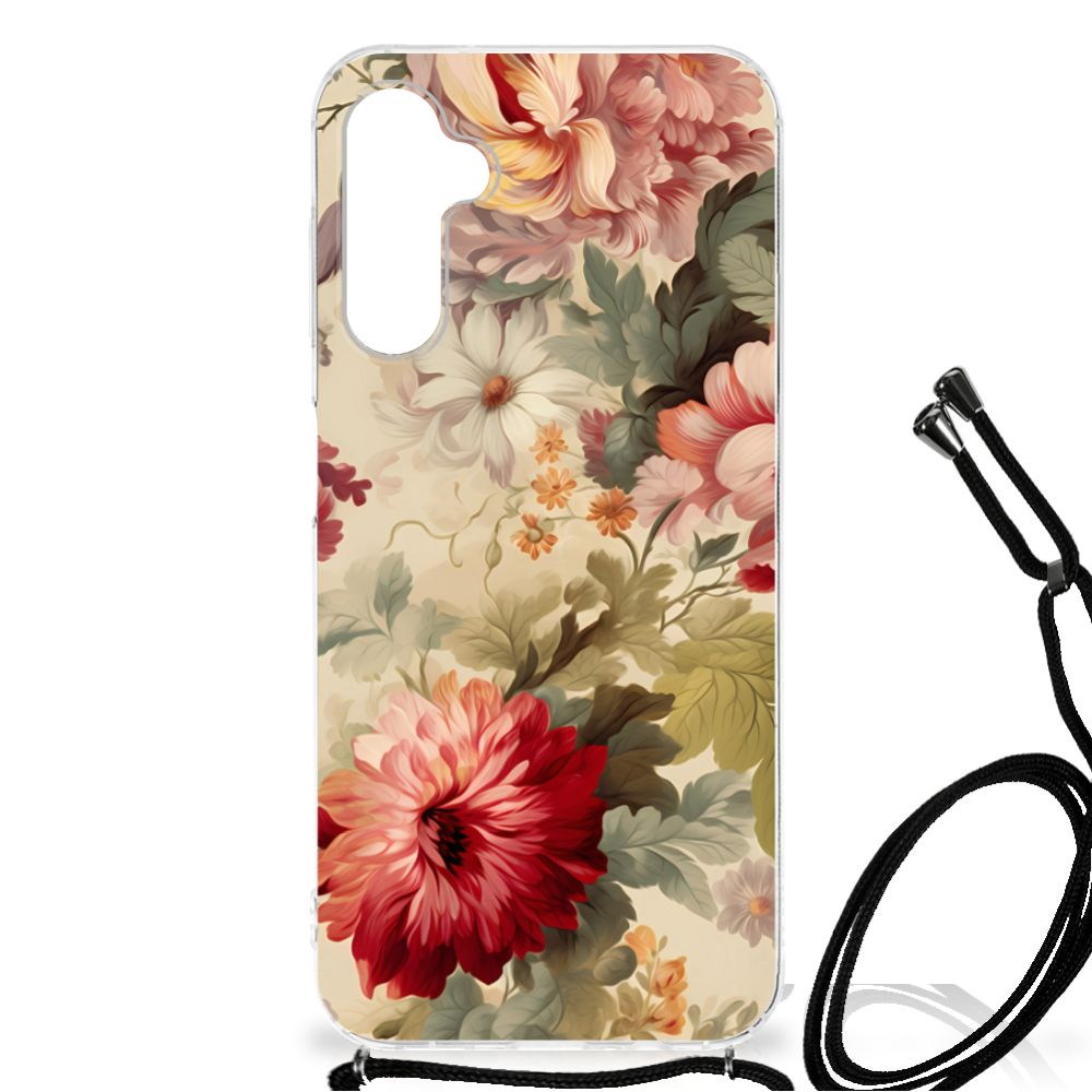 Case voor Samsung Galaxy A14 5G Bloemen met prachtig bloemenontwerp, ideaal voor stijl en bescherming.