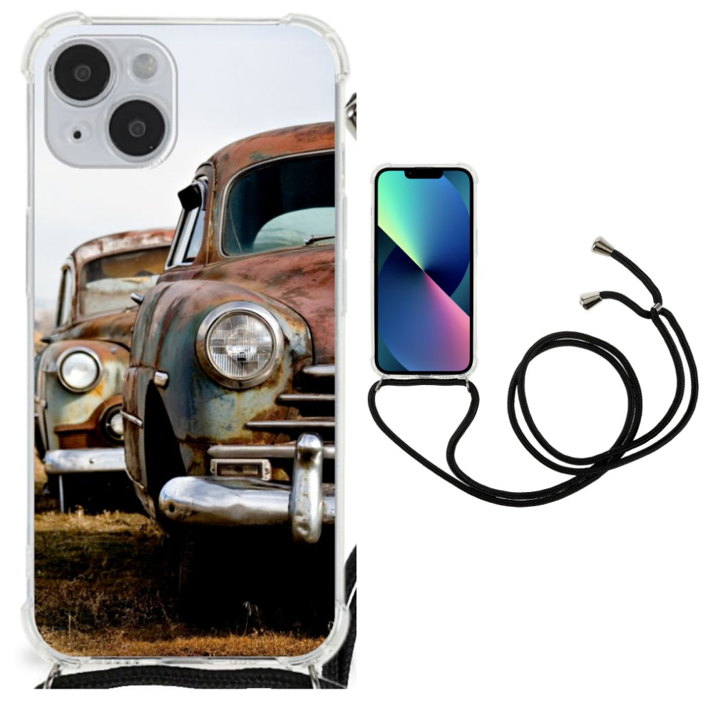 iPhone 14 Plus Anti-shock Hoesje met foto Vintage Auto