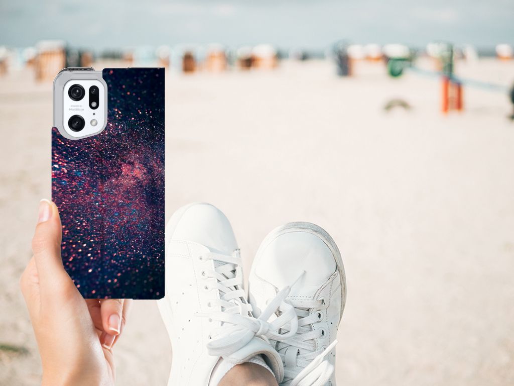OPPO Find X5 Pro Stand Case Stars - B2C Telecom