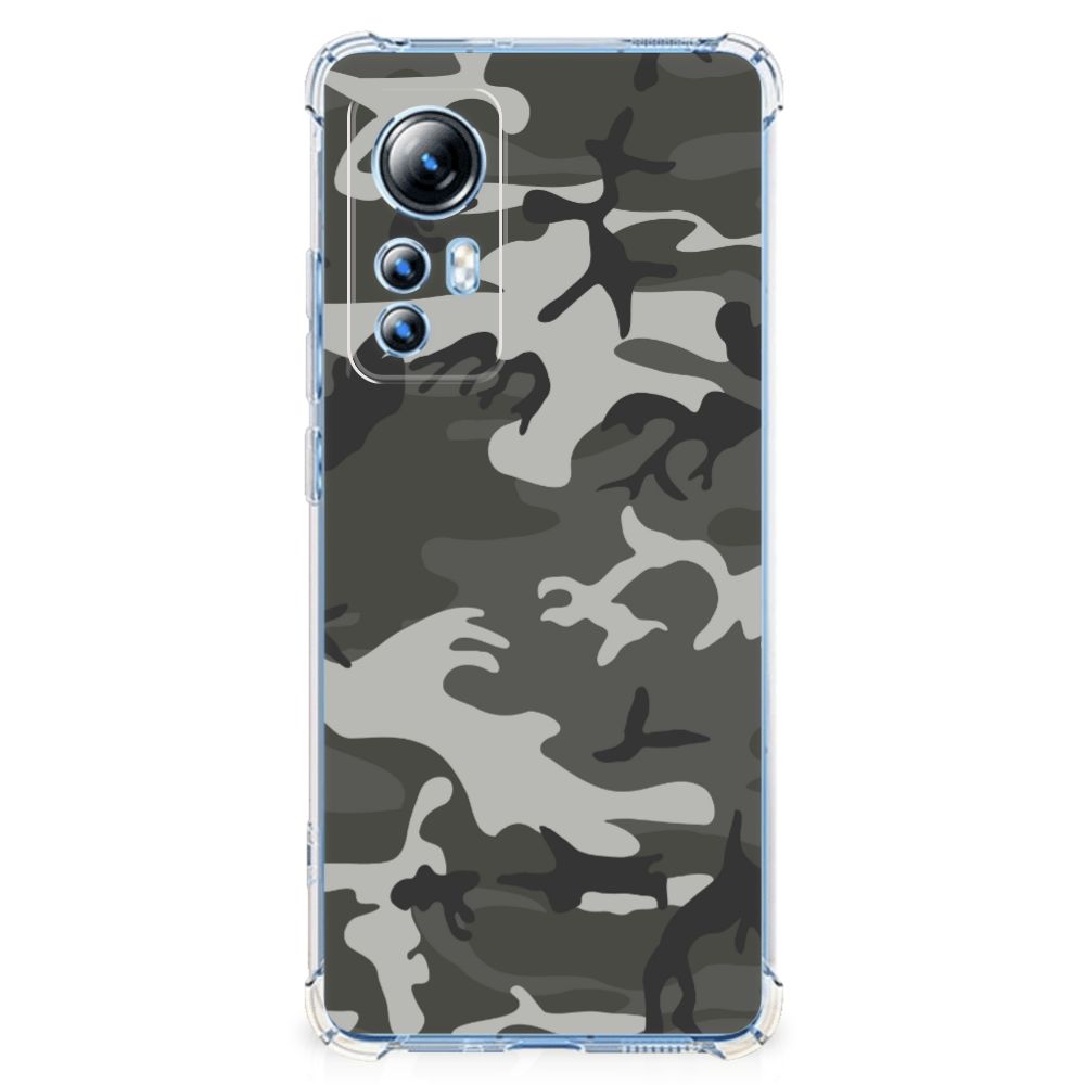 Xiaomi 12 Lite Doorzichtige Silicone Hoesje Army Light B2C Telecom