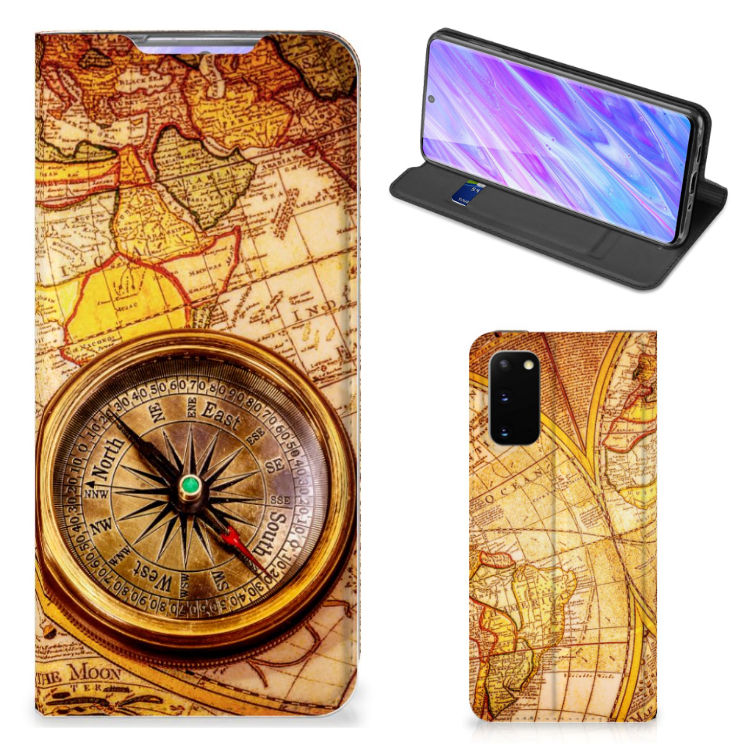 Samsung Galaxy S20 Book Cover Kompas - B2C Telecom
