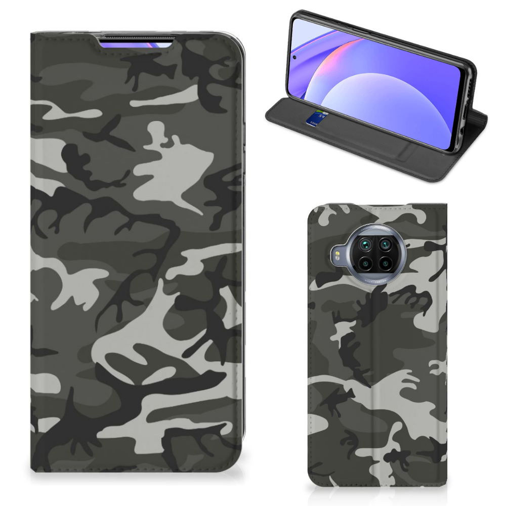 Xiaomi Mi 10T Lite Hoesje met Magneet Army Light - B2C Telecom