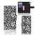 Sony Xperia Z3 Hoesje Black Flowers