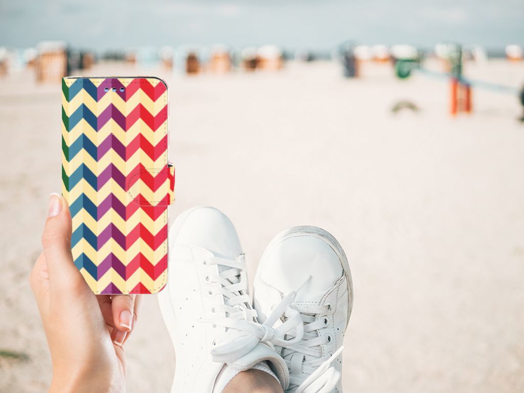 Samsung Galaxy S9 Telefoon Hoesje Zigzag Multi Color