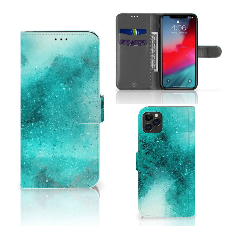 Hoesje Apple iPhone 11 Pro Max Painting Blue