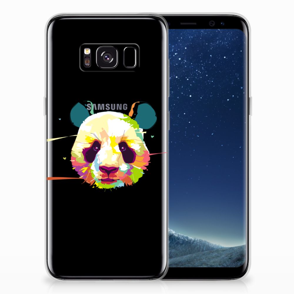 Samsung Galaxy S8 Telefoonhoesje met Naam Panda Color