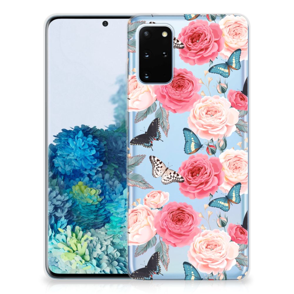 Samsung Galaxy S20 Plus TPU Case Butterfly Roses B2C Telecom
