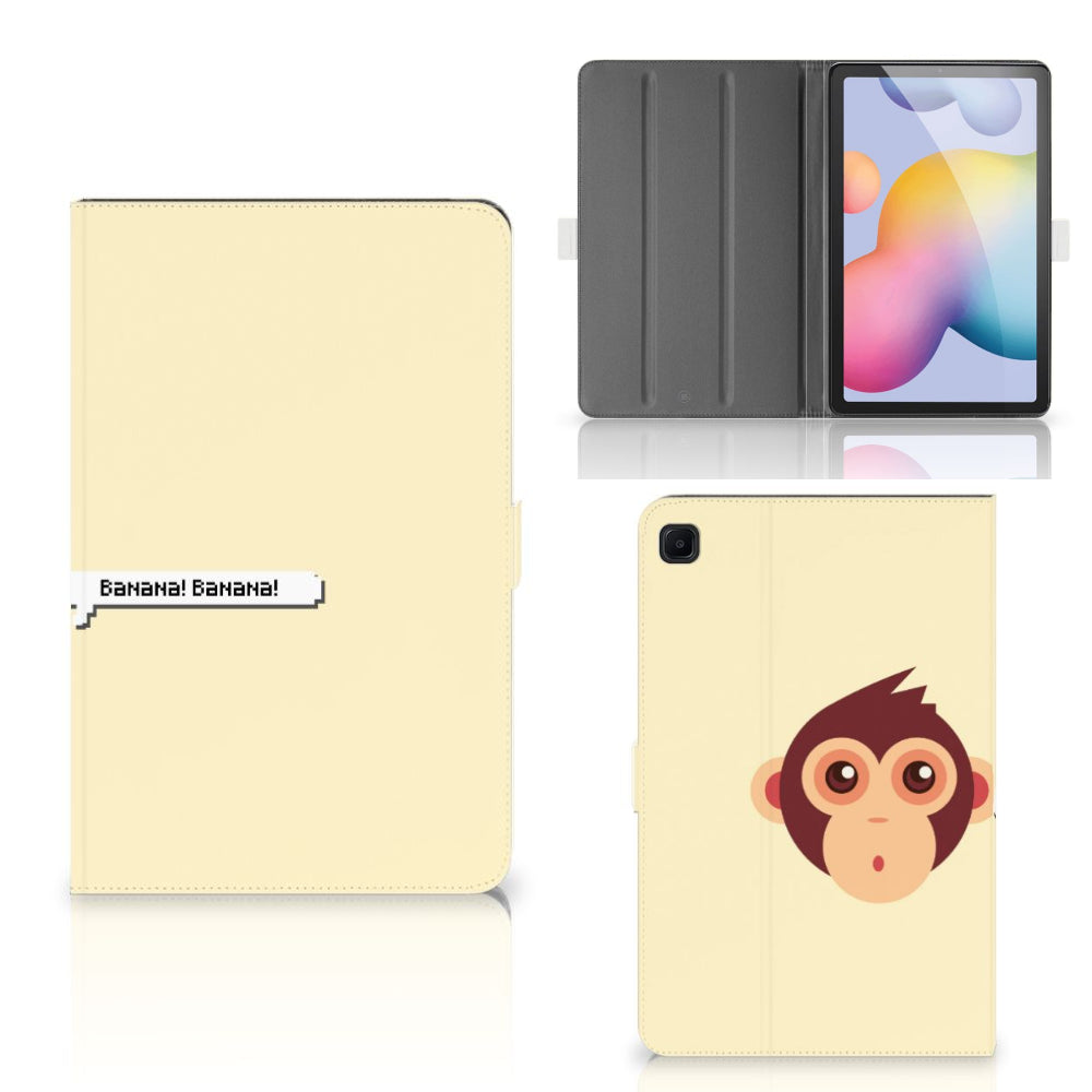 Samsung Galaxy Tab S6 Lite | S6 Lite (2022) Hippe Tablet Hoes Monkey