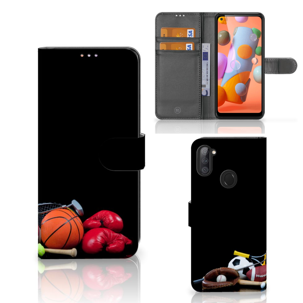 Samsung Galaxy M11 | A11 Wallet Case met Pasjes Sports