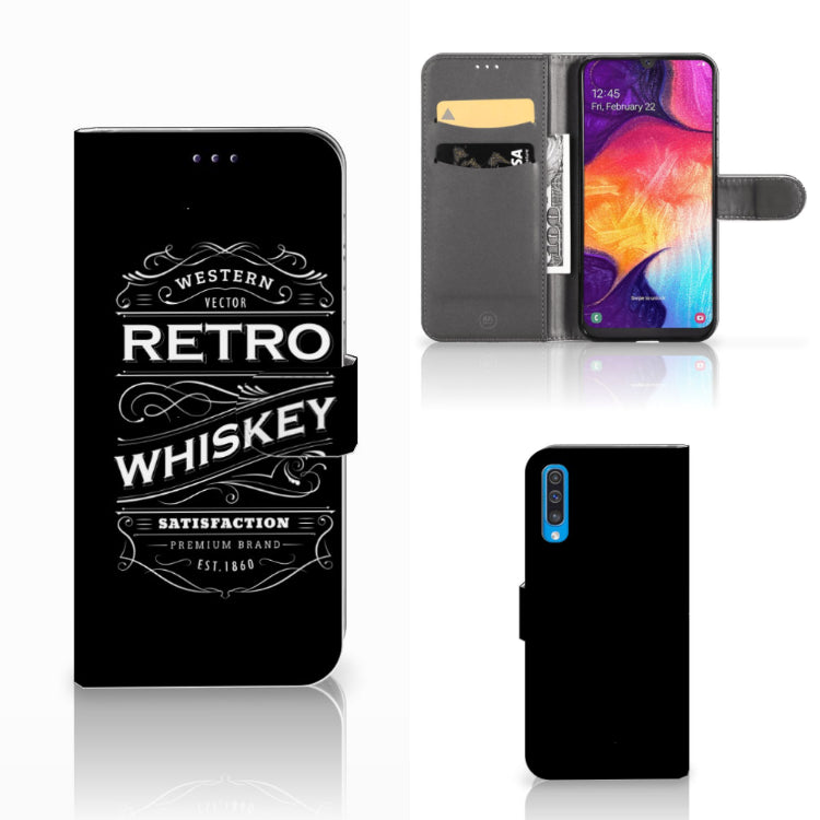 Samsung Galaxy A50 Book Cover Whiskey