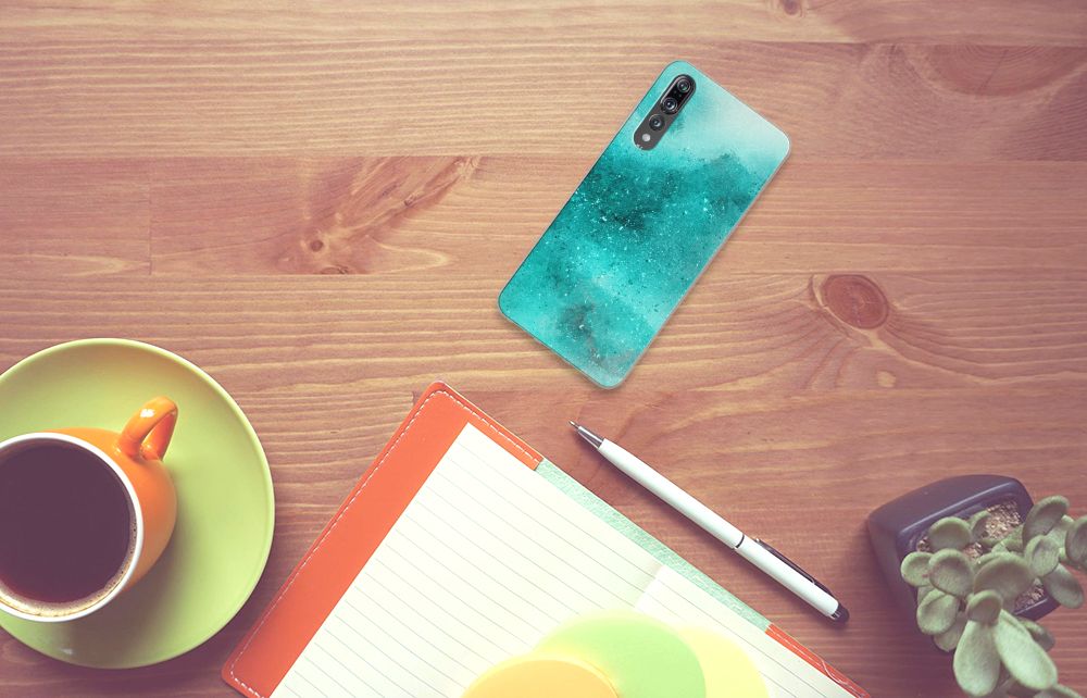 Hoesje maken Huawei P20 Pro Painting Blue