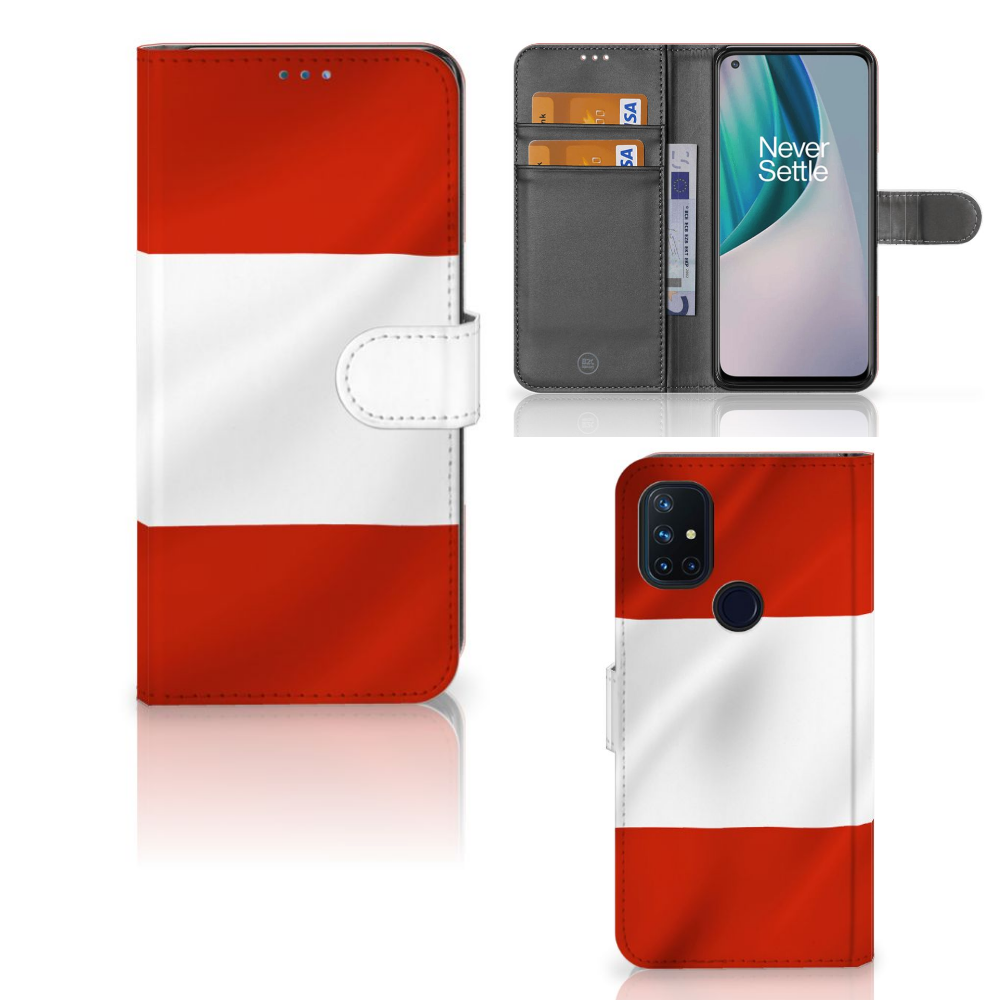 OnePlus Nord N10 Bookstyle Case Oostenrijk