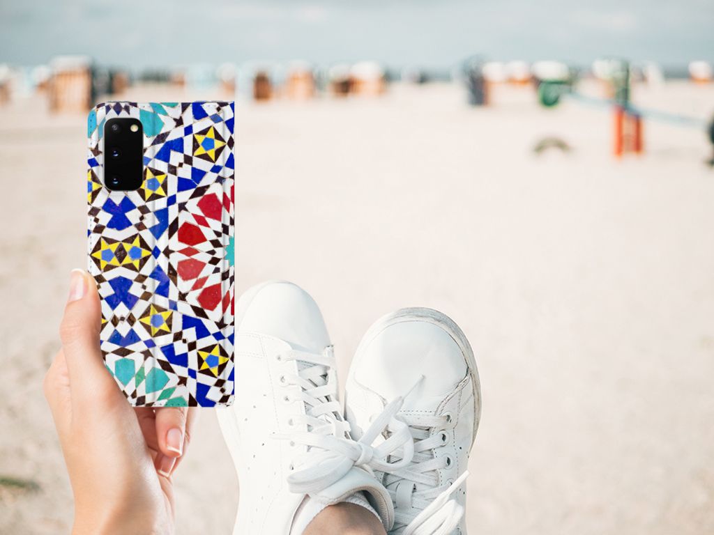 Samsung Galaxy S20 Standcase Mozaïek - B2C Telecom
