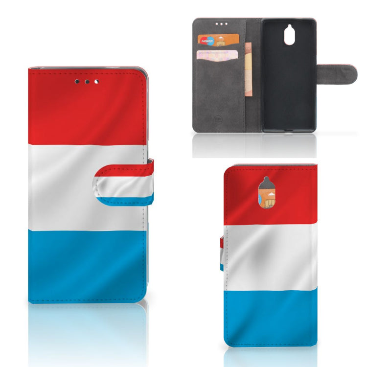 Nokia 3.1 (2018) Bookstyle Case Luxemburg