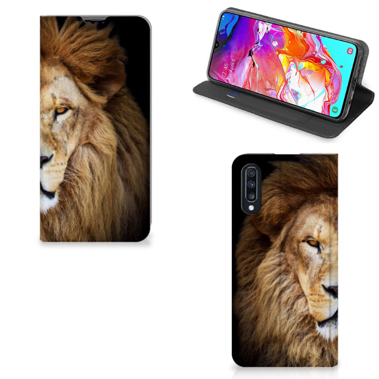 Samsung Galaxy A70 Hoesje maken Leeuw