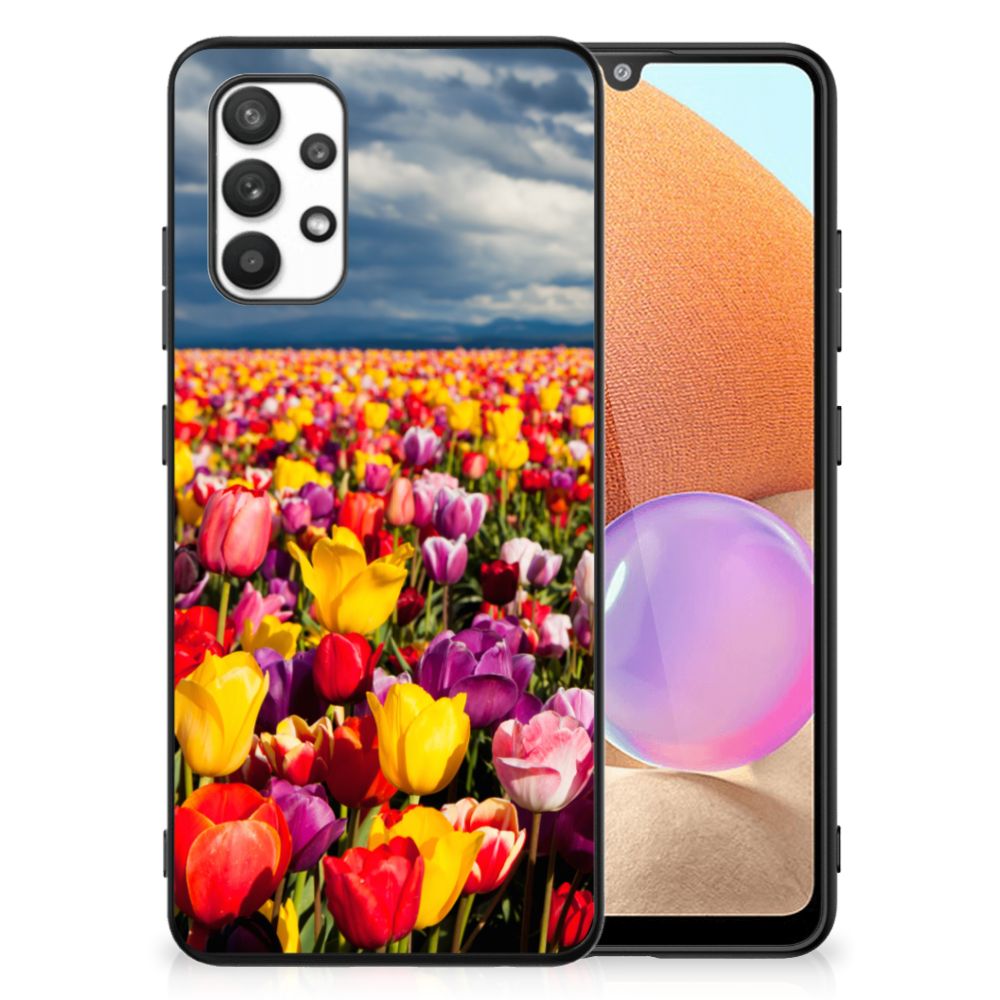 Samsung Galaxy A32 4G | A32 5G Enterprise Editie Bloemen Hoesje Tulpen B2C Telecom