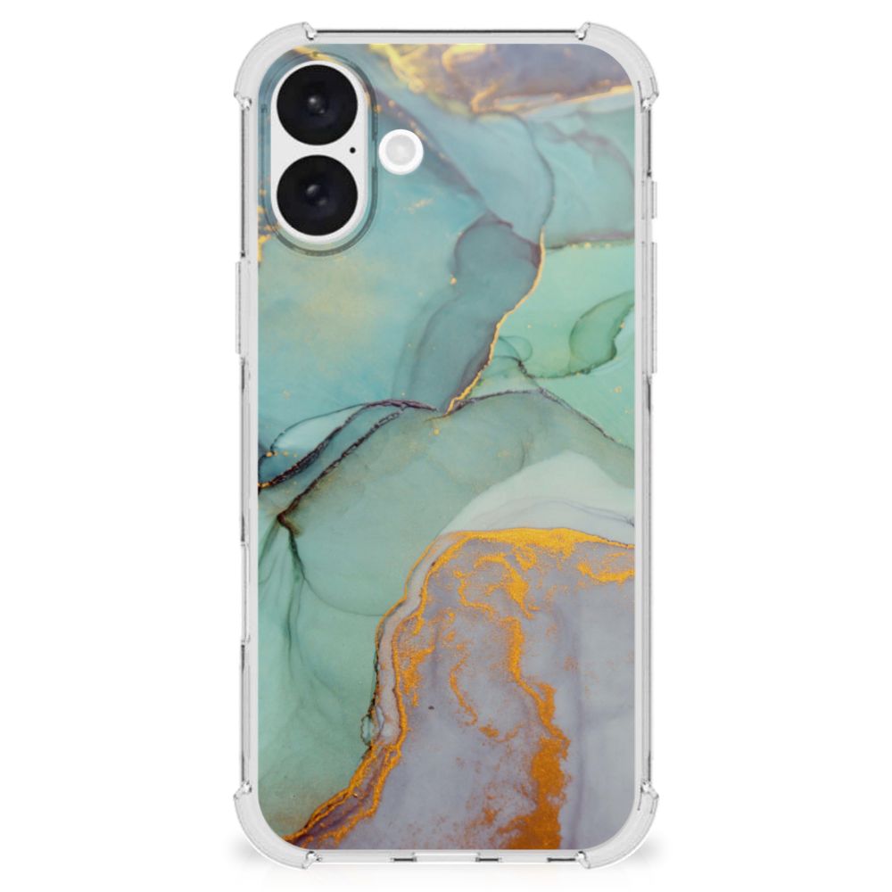 Back Cover voor iPhone 16 Plus Watercolor Mix