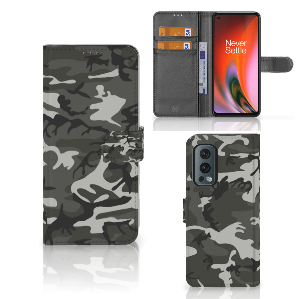 OnePlus Nord 2 5G Telefoon Hoesje Army Light