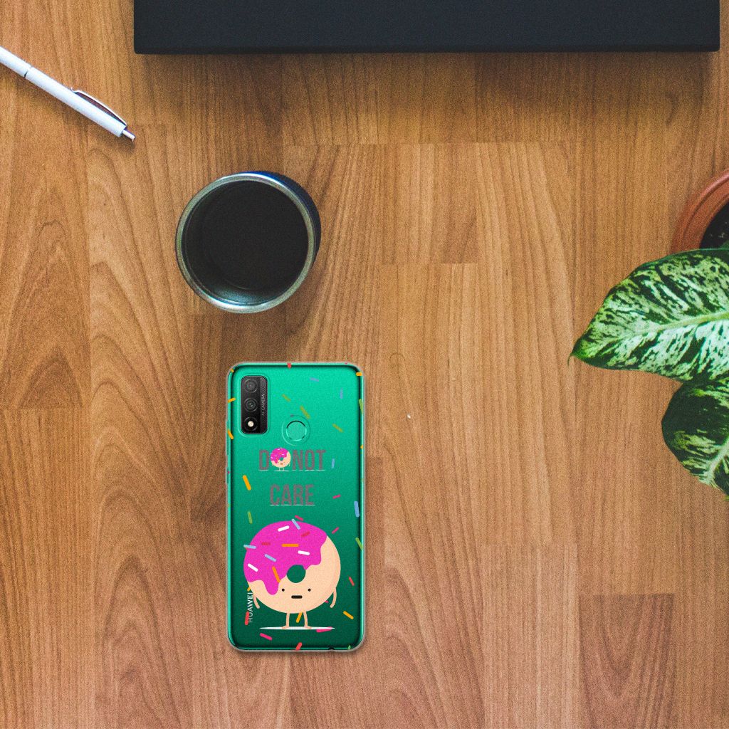 Huawei P Smart 2020 Siliconen Case Donut Roze B2C Telecom