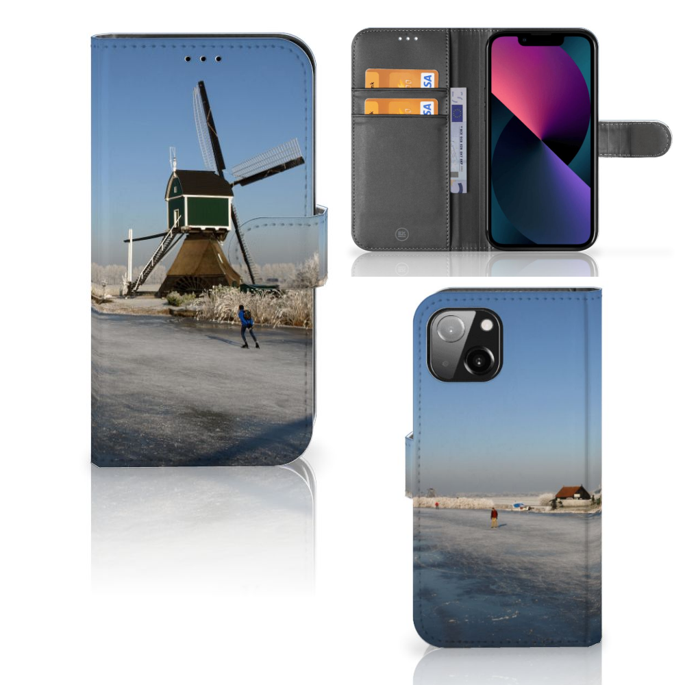 Apple iPhone 13 Flip Cover Schaatsers