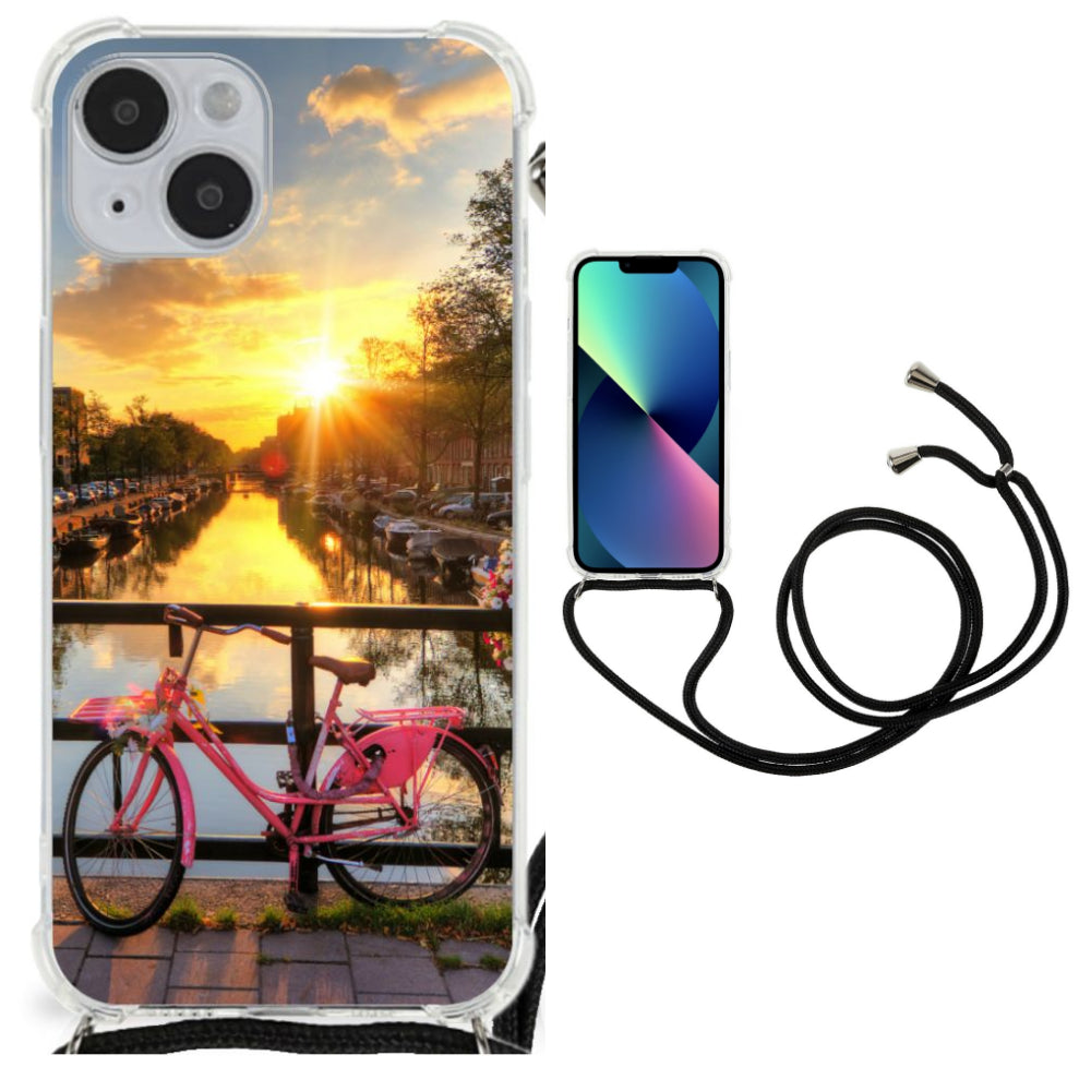 iPhone 14 Plus Telefoonhoesje met valbescherming Amsterdamse Grachten