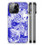 Telefoonhoesje iPhone 14 Pro Max Angel Skull Blauw