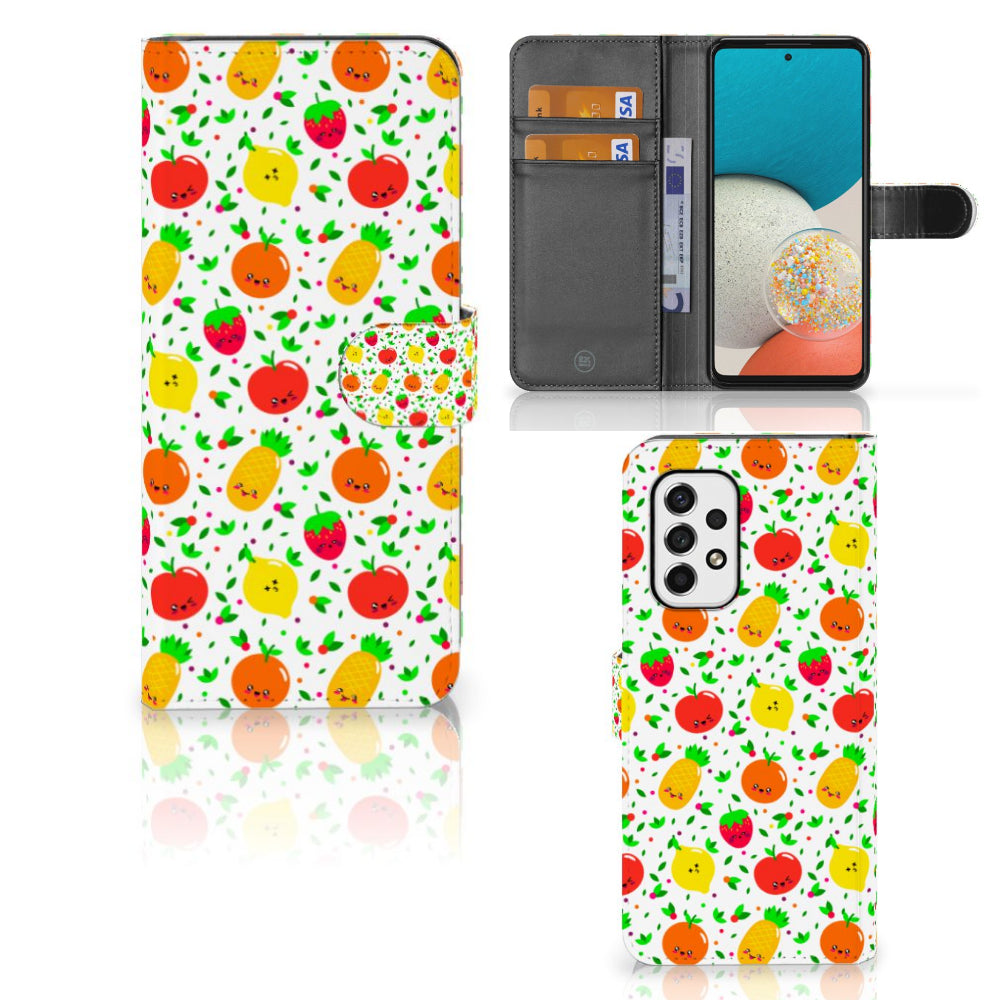 Samsung Galaxy A53 Book Cover Fruits