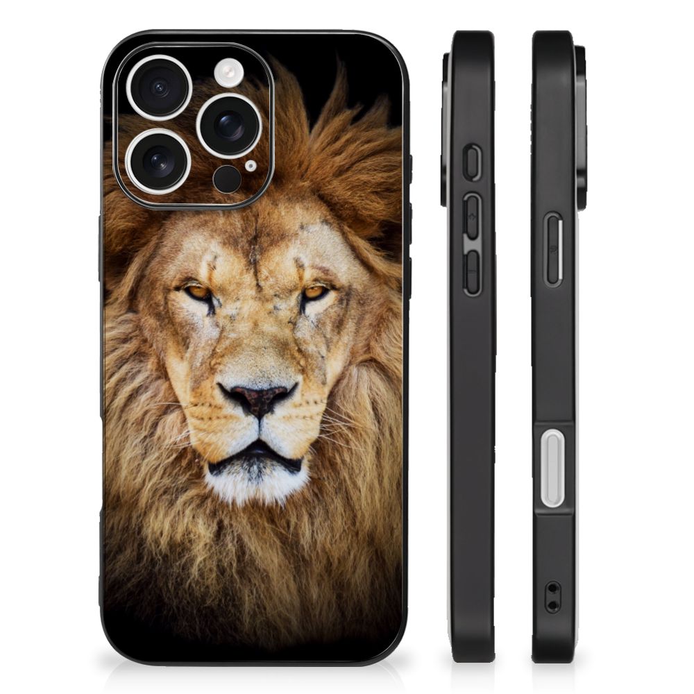 iPhone 16 Pro Dierenprint Telefoonhoesje Leeuw