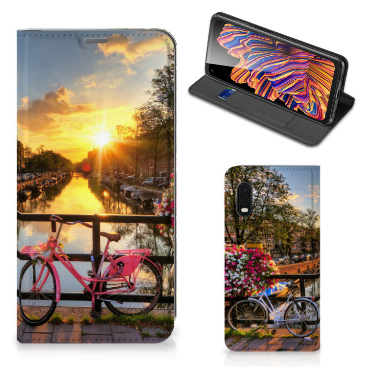 Samsung Xcover Pro Book Cover Amsterdamse Grachten