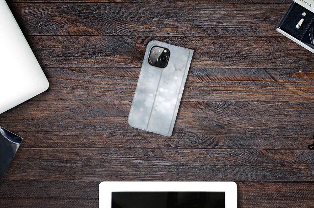 Bookcase iPhone 14 Pro Max Painting Grey