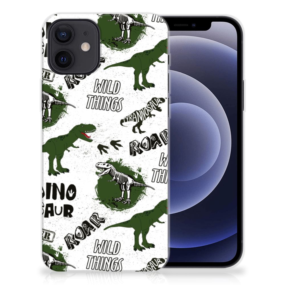 TPU Hoesje voor iPhone 12 | 12 Pro (6.1") Dinosaurus