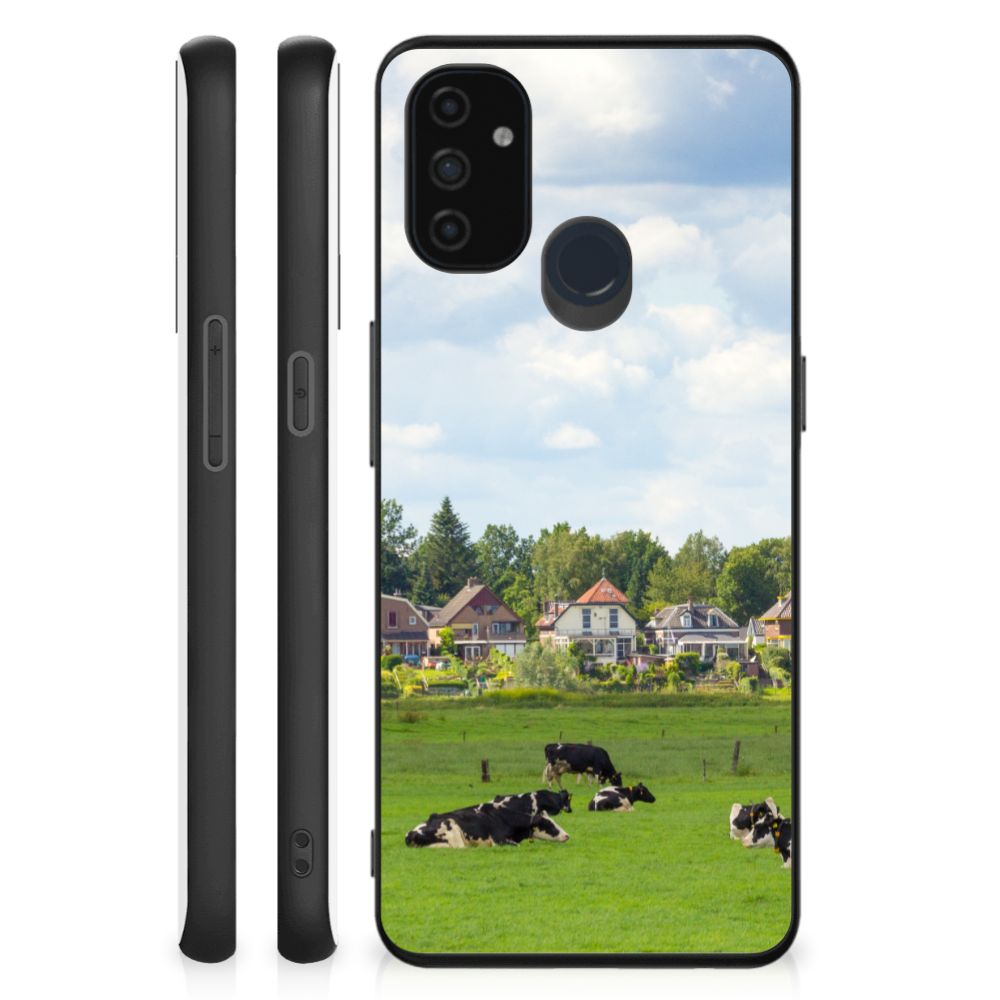 OnePlus Nord N100 Dierenprint Telefoonhoesje Koeien B2C Telecom