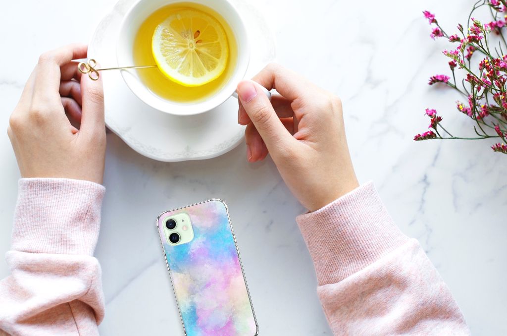 Back Cover iPhone 12 Mini Watercolor Light B2C Telecom