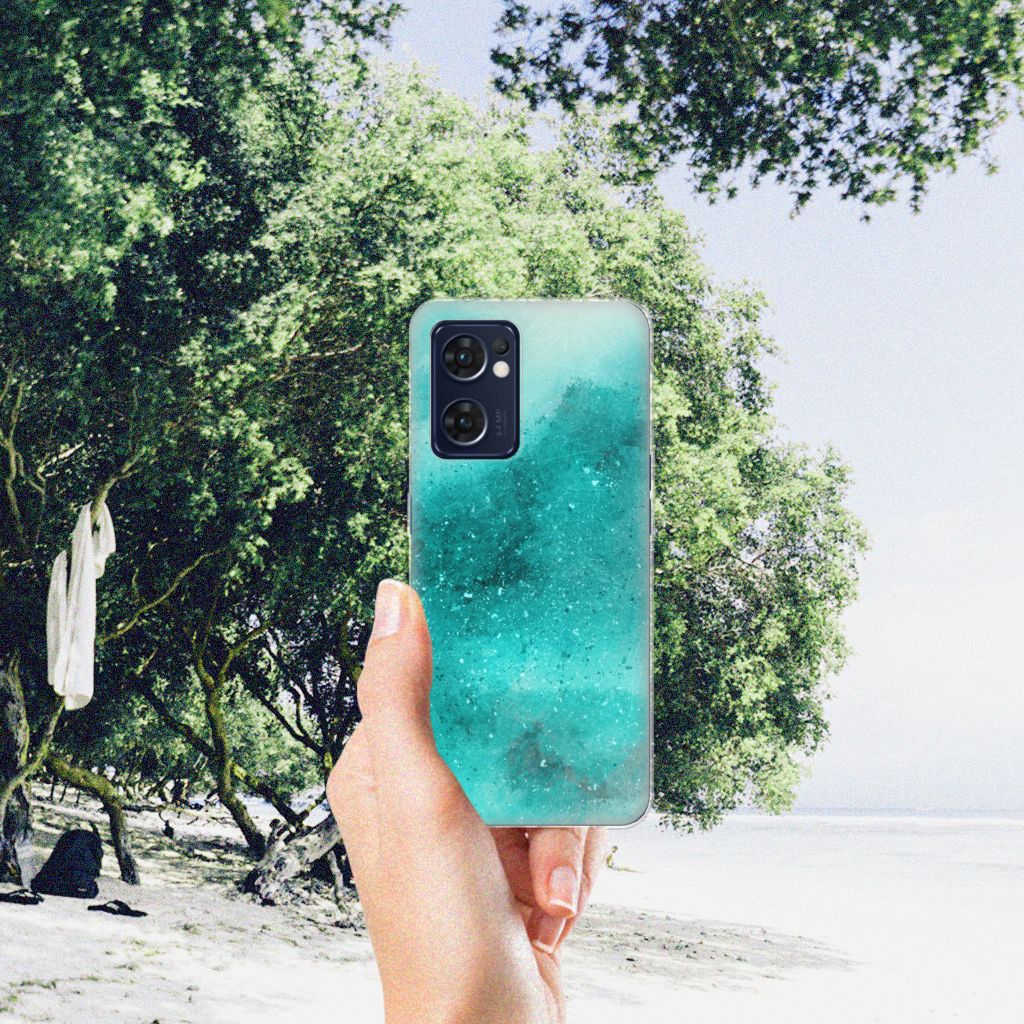 Hoesje maken OPPO Reno 7 5G | Find X5 Lite Painting Blue B2C Telecom