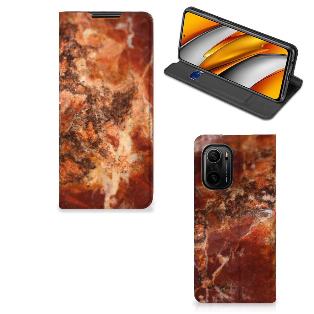 Xiaomi Mi 11i | Poco F3 Standcase Marmer Bruin - B2C Telecom