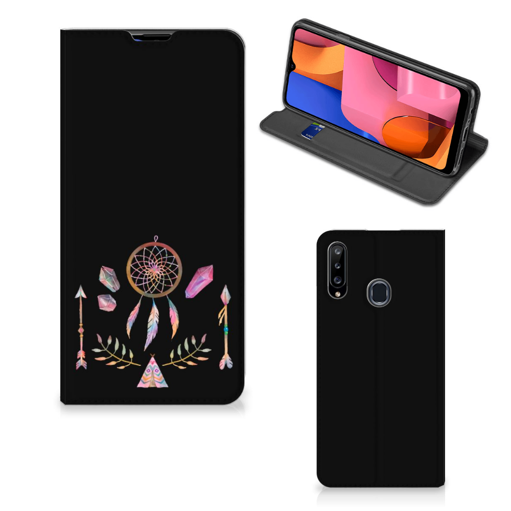 Samsung Galaxy A20s Magnet Case Boho Dreamcatcher - B2C Telecom