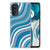 Motorola Moto G52/G82 TPU bumper Waves Blue