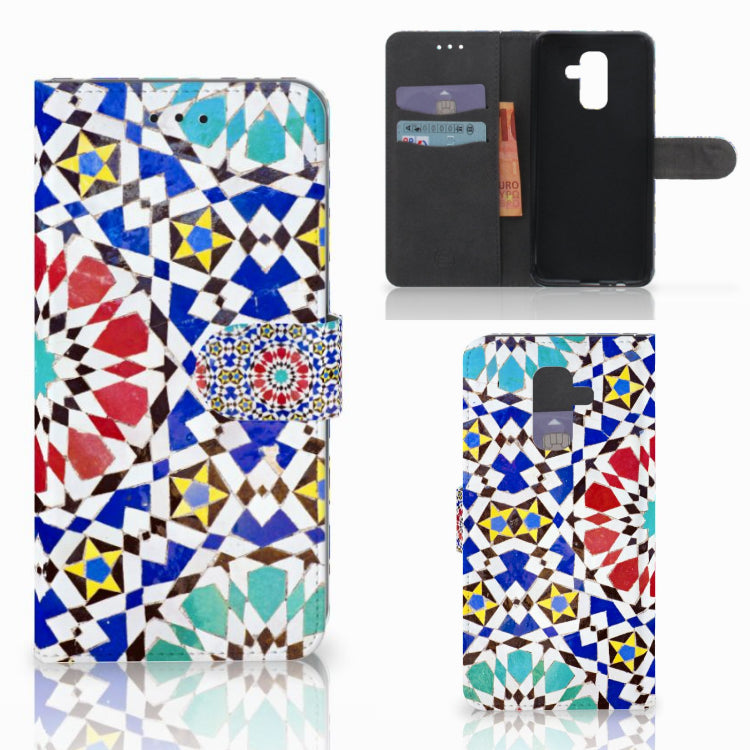 Samsung Galaxy A6 Plus 2018 Bookcase Mozaïek