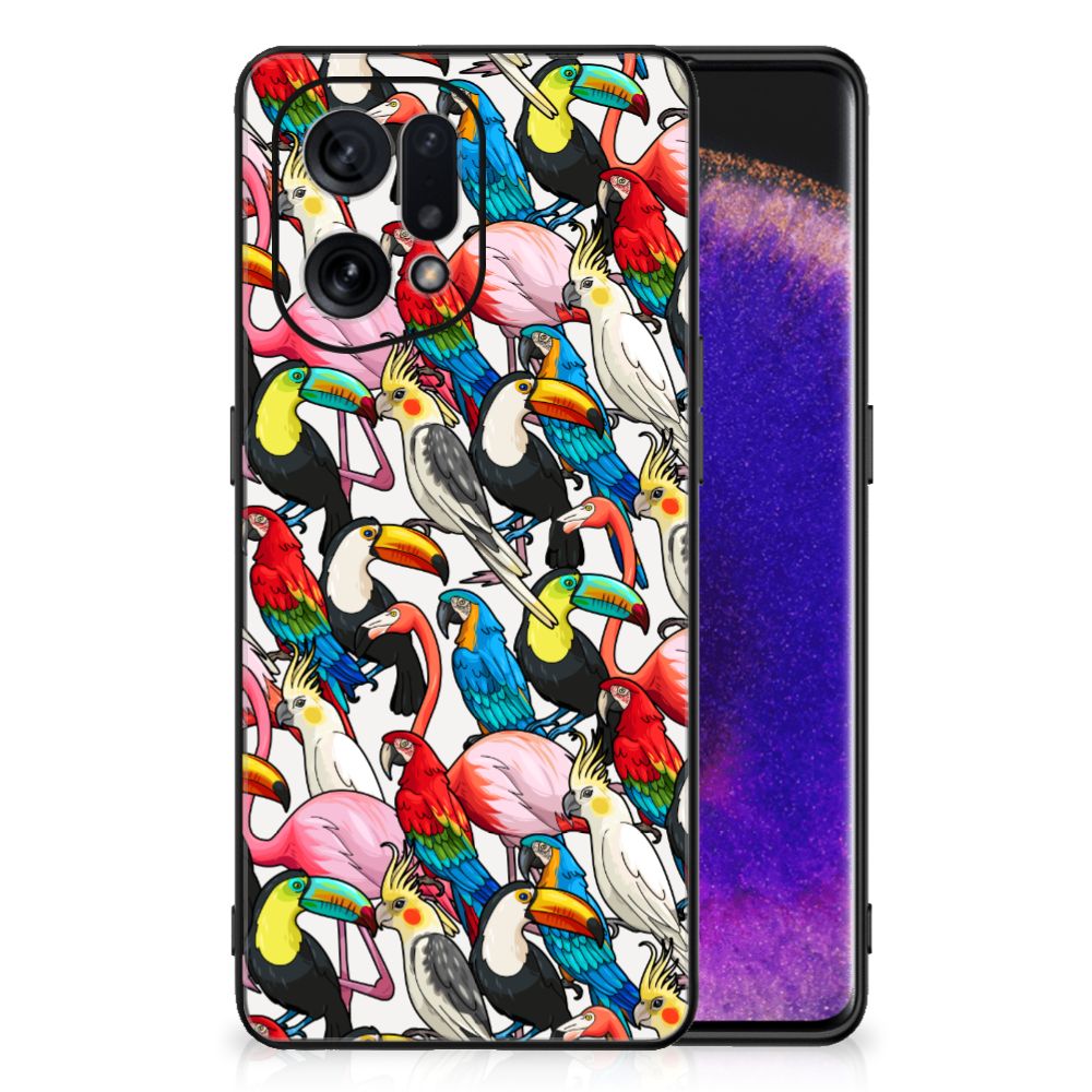 OPPO Find X5 Dierenprint Telefoonhoesje Birds