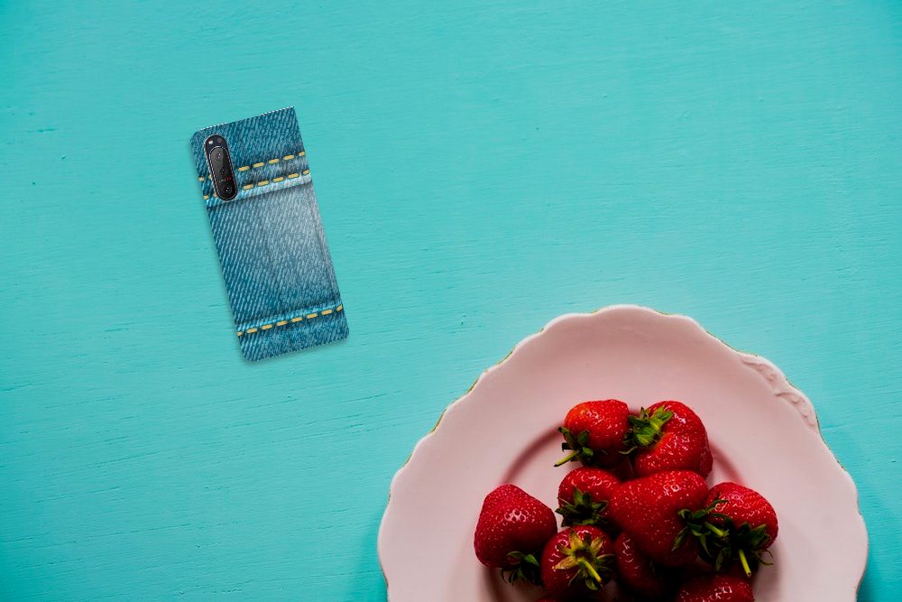 Sony Xperia 5 II Hippe Standcase Jeans