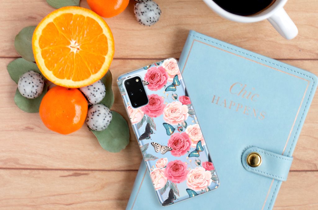Samsung Galaxy S20 Plus TPU Case Butterfly Roses B2C Telecom