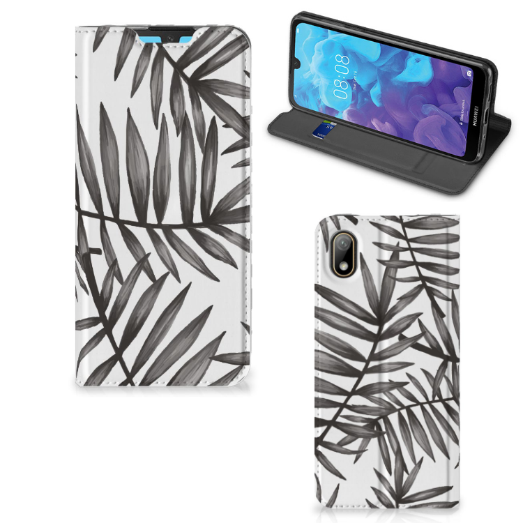 Huawei Y5 (2019) Smart Cover Leaves Grey - B2C Telecom