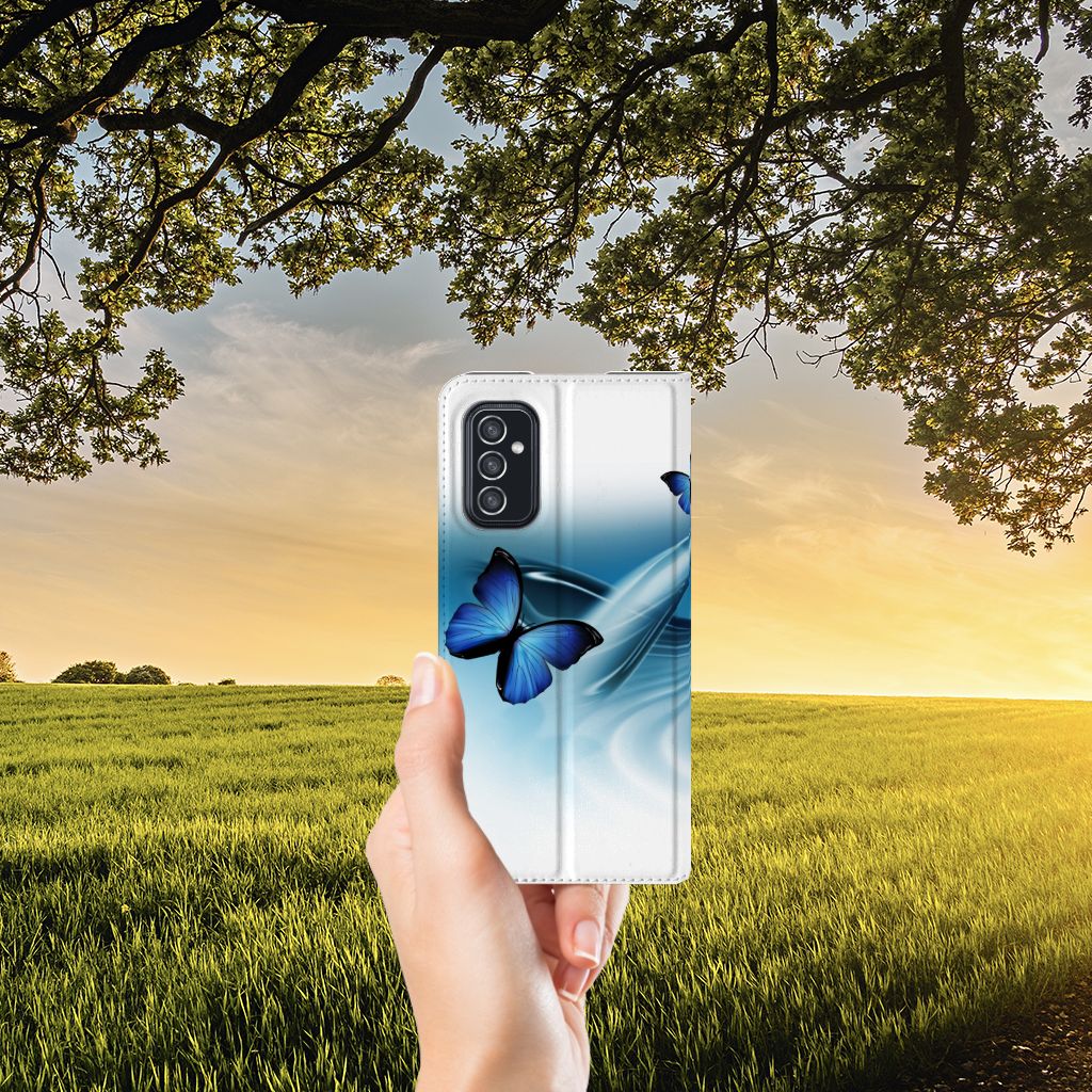 Samsung Galaxy M52 Hoesje maken Vlinders - B2C Telecom