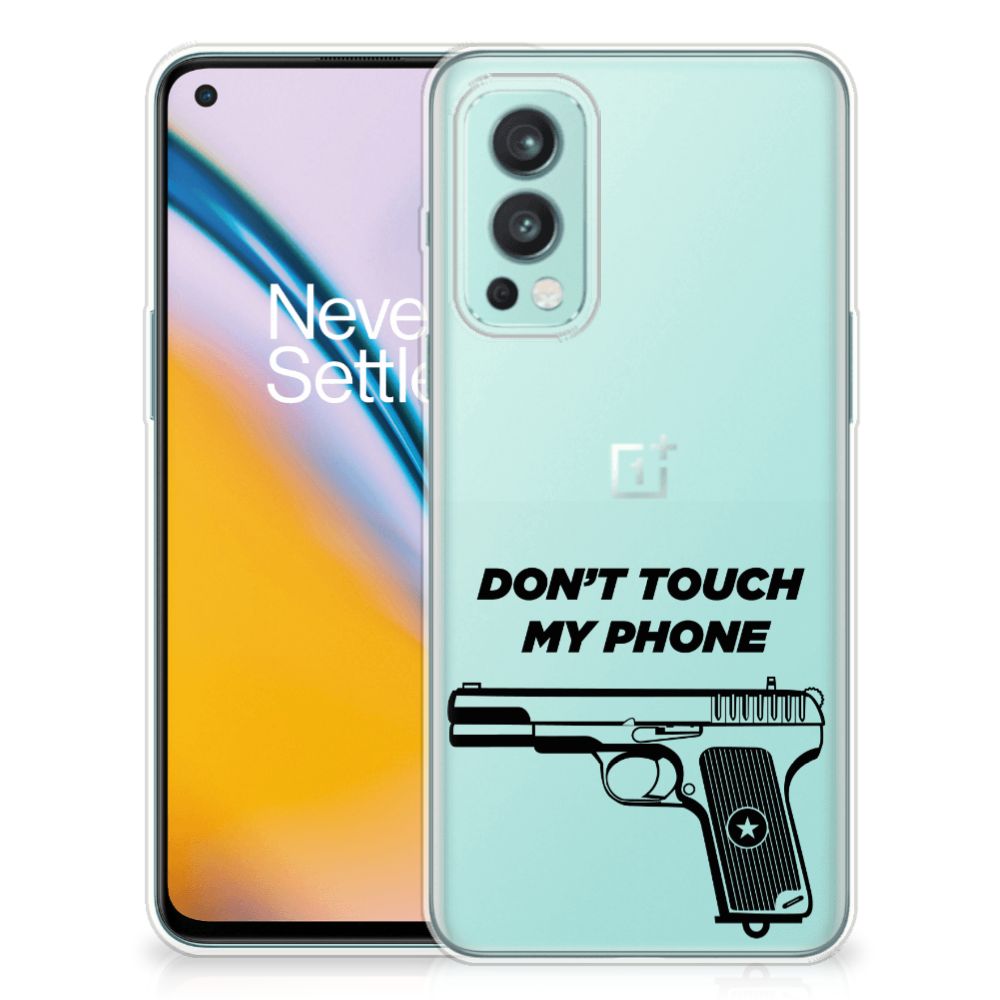 OnePlus Nord 2 5G Silicone-hoesje Pistol DTMP B2C Telecom